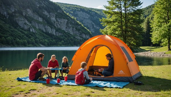 Camping familial puy-de-dôme : aventures et nature au lac d'aydat